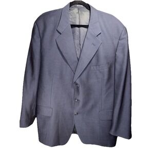 Vito Rufolo Sport Suite Super 100 Lessona Wool Blue Biella,  Italy